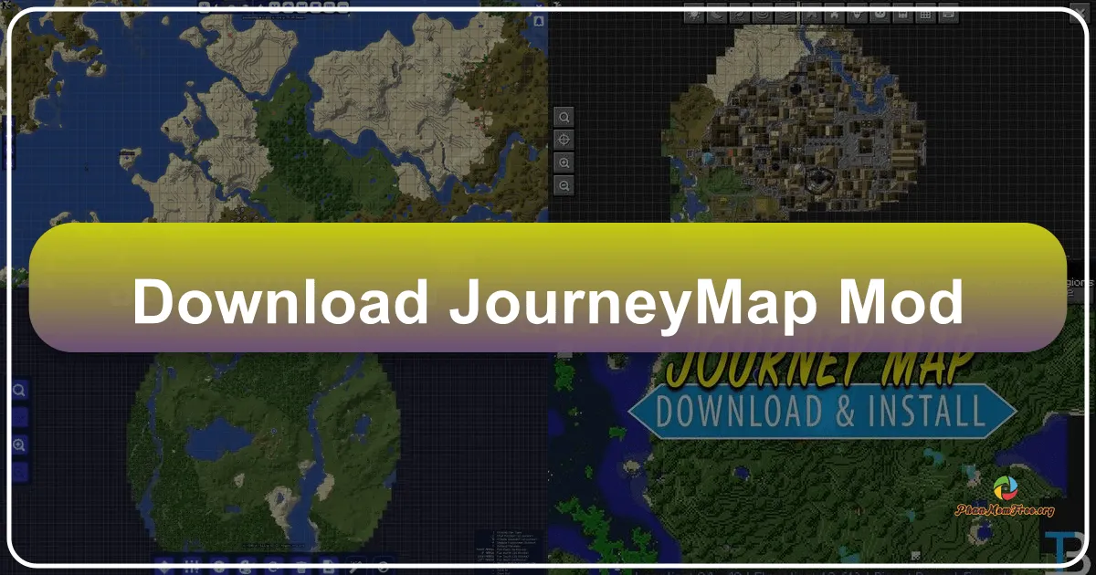 JourneyMap Mod: Bản đồ toàn diện cho cuộc phiêu lưu Minecraft của bạn