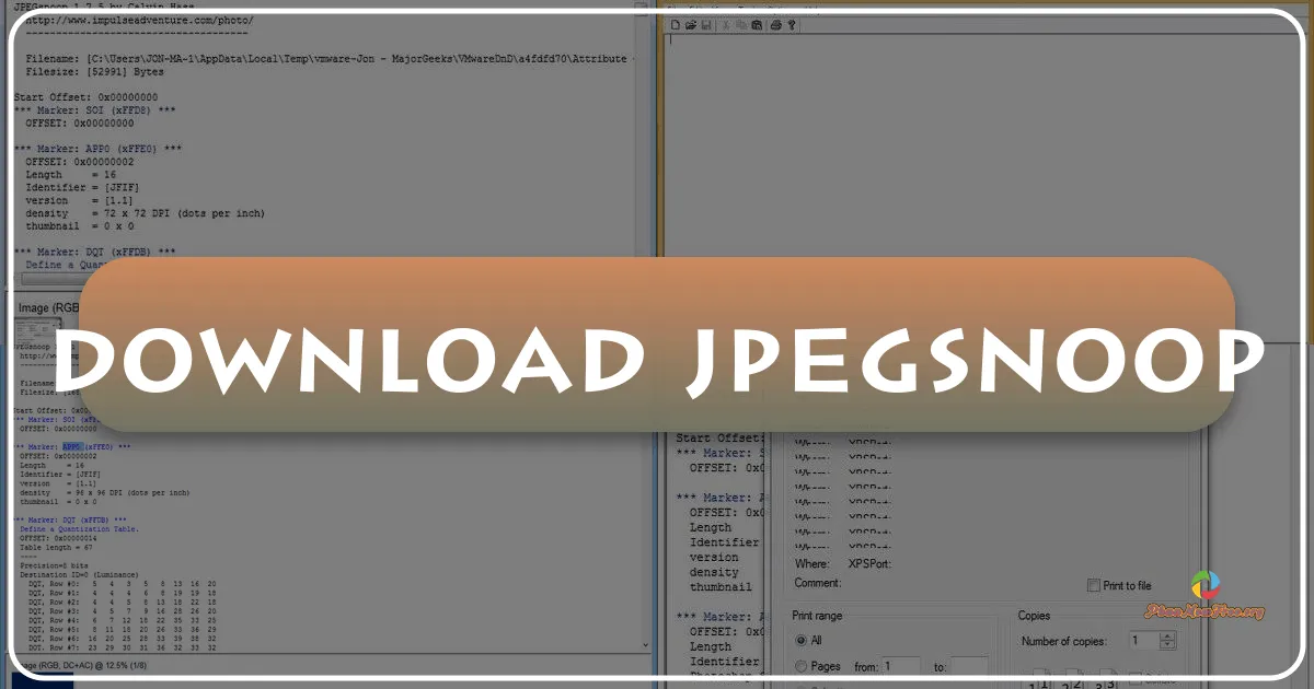 JPEGsnoop: A Deep Dive into Digital Image Analysis