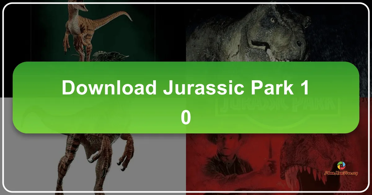 **Jurassic Park 1.0 – Tái Sinh Kỷ Nguyên Khủng Long Trong Lòng Bàn Tay**