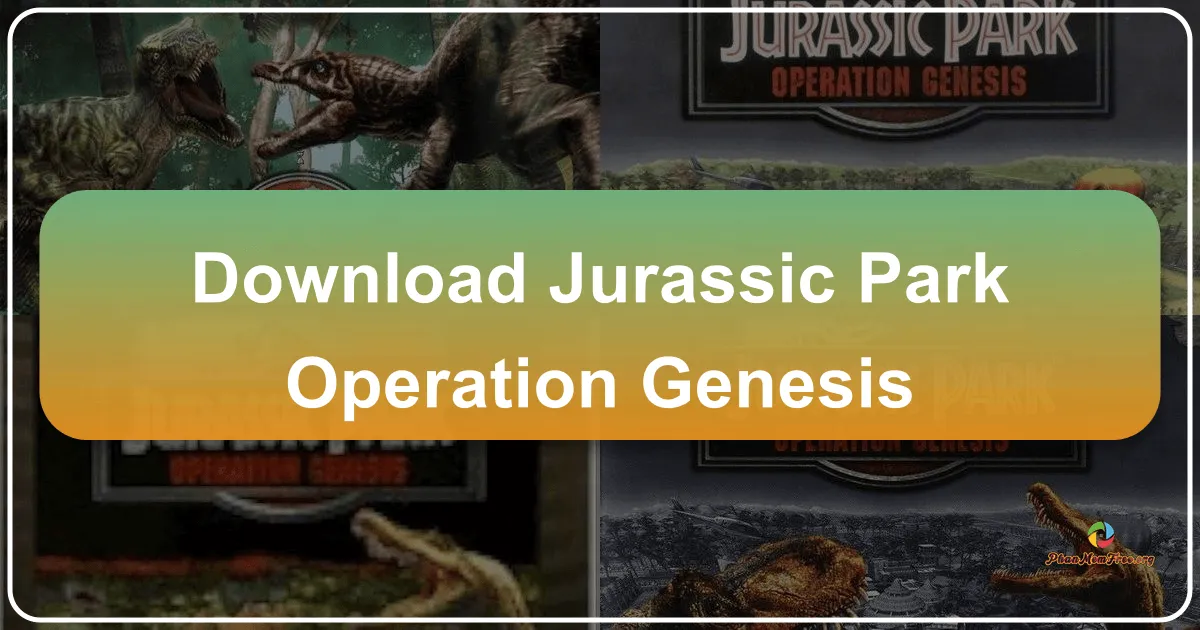 Jurassic Park: Operation Genesis: A Retro Dinosaur Park Builder