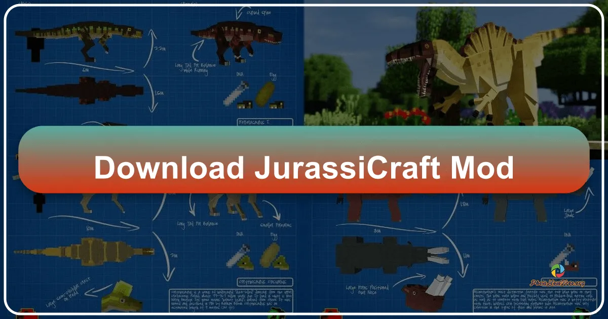 Jurassicraft Mod: Mang Thế Giới Khủng Long Vào Minecraft