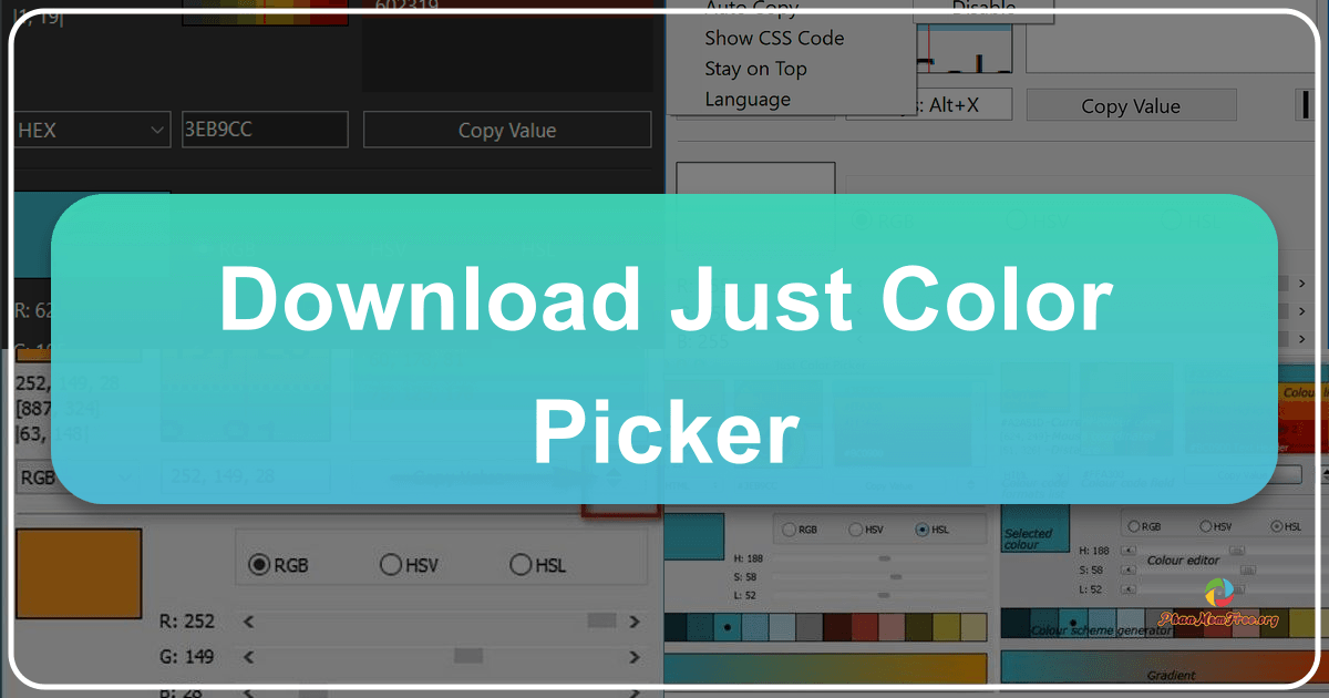 Just Color Picker: a free, portable tool for identifying and managing screen colors with ease and precision always. /images/download-just-color-picker.png
