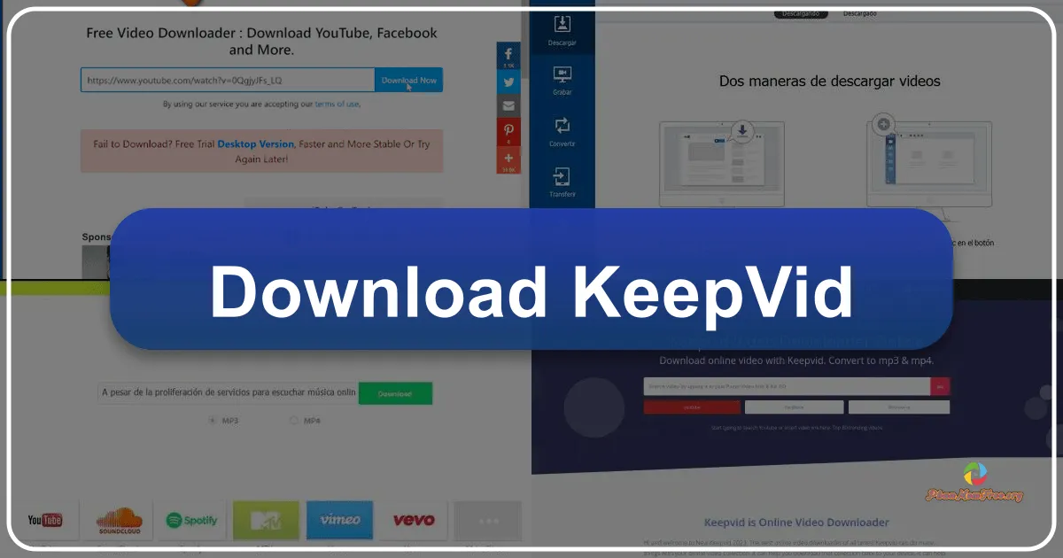 KeepVid: Công cụ tải video trực tuyến mạnh mẽ và tiện lợi