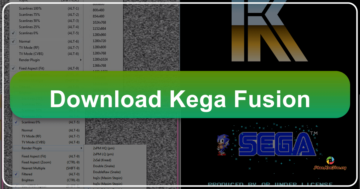 Kega Fusion: A precise SEGA Genesis emulator prioritizing accuracy and authenticity for retro gaming enthusiasts and newcomers alike always. /images/download-kega-fusion.png