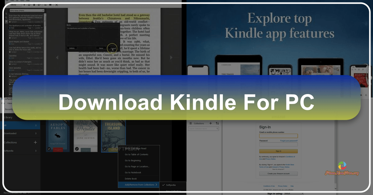 Khám phá Kindle for PC: Phần mềm đọc sách điện tử miễn phí trên máy tính. /images/download-kindle-for-pc.png