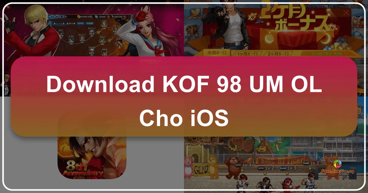 KOF'98 UM OL cho iOS: Trải nghiệm Đấu Trường Vua Chiến Thuật Trên Điện Thoại