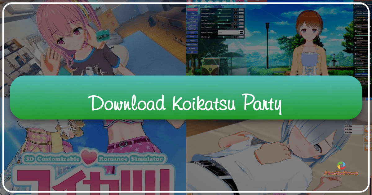Koikatsu Party: a customizable anime high school life simulation game with extensive character creation and relationship-building mechanics. /images/download-koikatsu-party.png