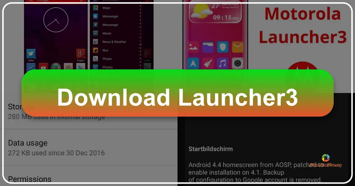 Launcher3: A Customizable Android Launcher