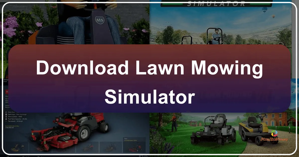 Lawn Mowing Simulator: A Relaxing Yet Engaging Simulation