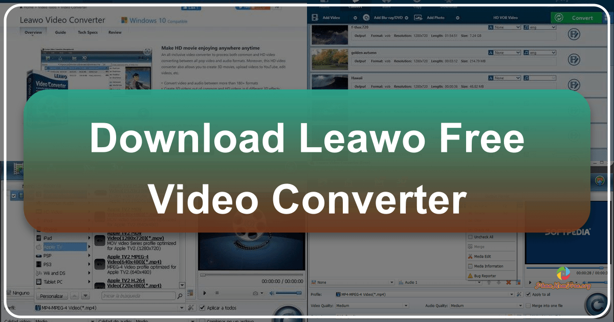 Leawo Free Video Converter offers versatile and user-friendly video conversion solutions with advanced features. /images/download-leawo-free-video-converter.png