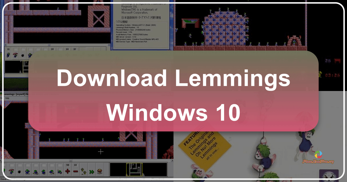 Lemmings returns with its Windows 10 iteration, blending classic puzzle gameplay with modern convenience and accessibility features. /images/download-lemmings-windows-10.png