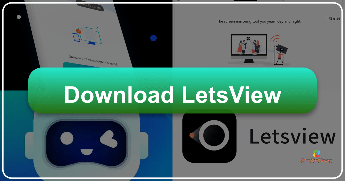 LetsView: A free, user-friendly wireless screen mirroring tool with robust features for seamless device connectivity. /images/download-letsview.png