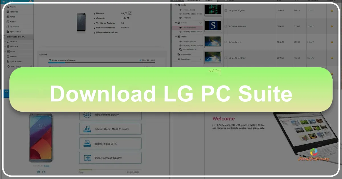 LG PC Suite: Trợ thủ đắc lực quản lý điện thoại LG trên máy tính