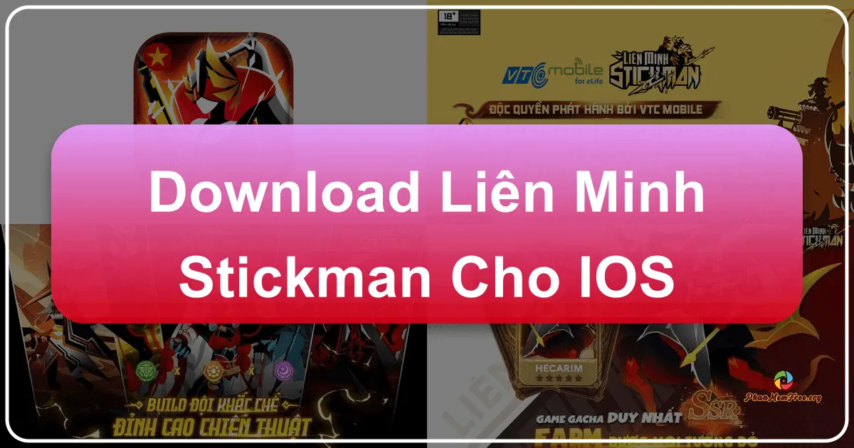 Liên Minh Stickman cho iOS: Trải nghiệm chiến thuật người que đầy hấp dẫn trên thiết bị di động