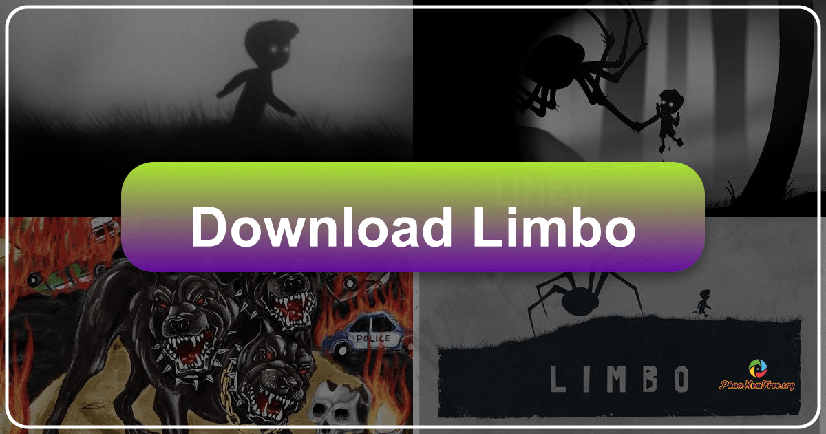 Explore LIMBO, a hauntingly beautiful puzzle game with a monochromatic world and unsettling atmosphere. /images/download-limbo.png