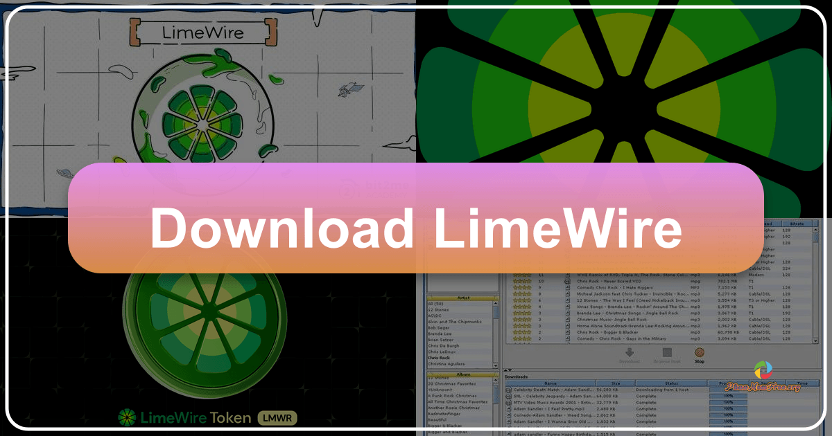 LimeWire's history, impact, and legacy in the peer-to-peer file sharing landscape and digital copyright debate. /images/download-limewire.png