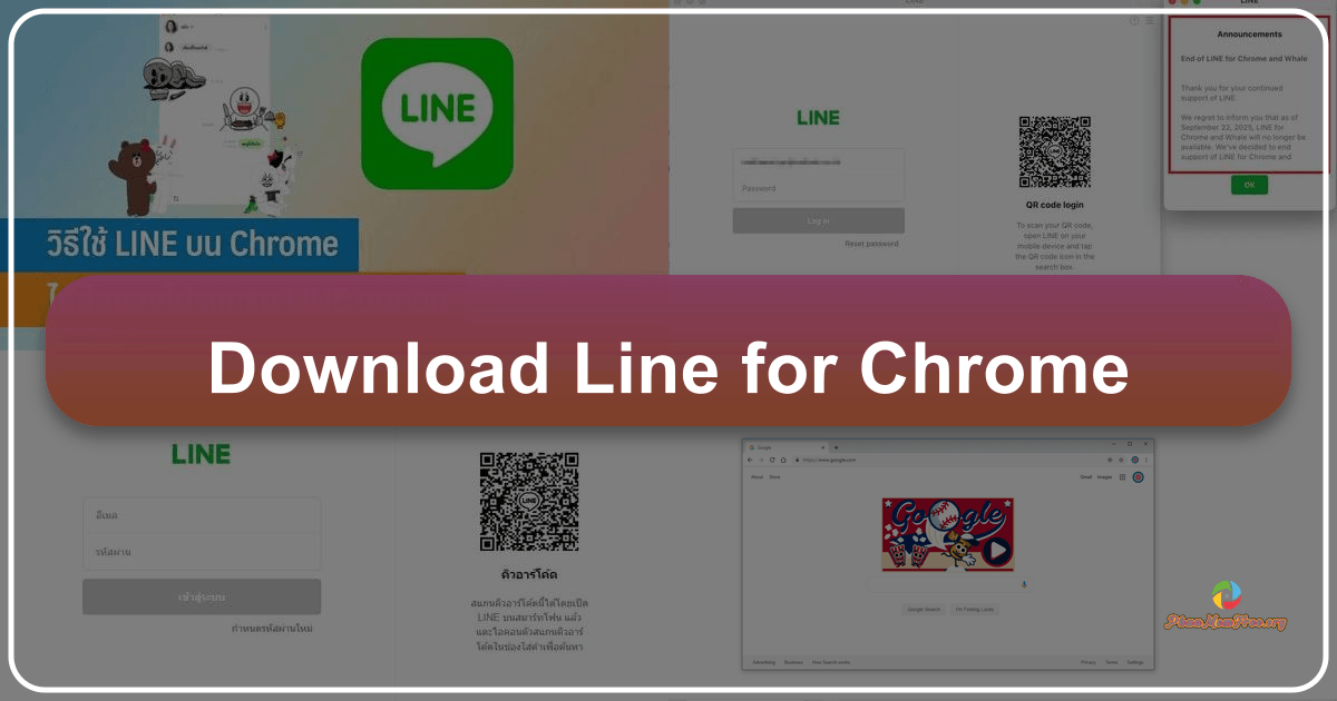 LINE for Chrome offers instant messaging with features like stickers, emojis, and voice/video calls within the browser. /images/download-line-for-chrome.png