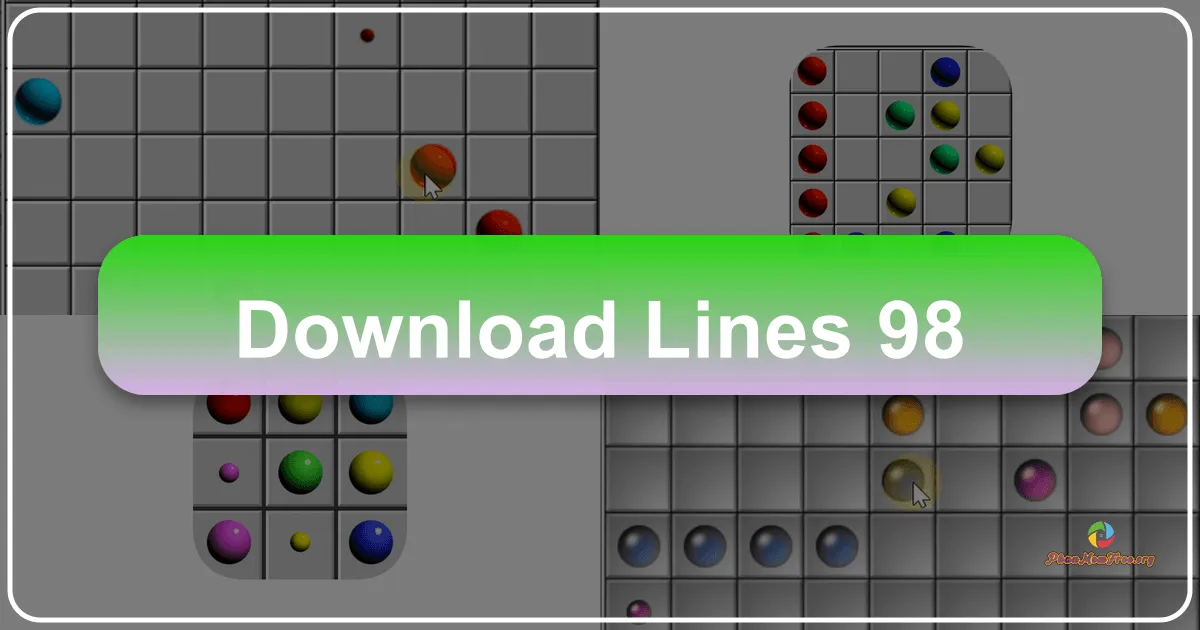 Lines 98: Trò Chơi Xếp Bóng Kinh Điển Thu Hút Hàng Triệu Người Chơi