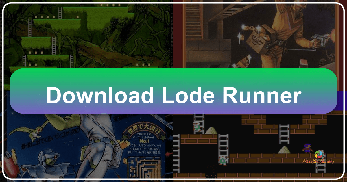 Lode Runner: A classic puzzle-platformer with timeless gameplay and enduring appeal. /images/download-lode-runner.png