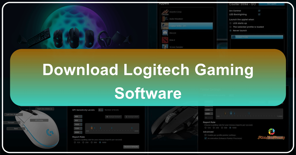Logitech Gaming Software: Phần mềm tùy chỉnh thiết bị chơi game Logitech dễ dàng và hiệu quả. /images/download-logitech-gaming-software.png