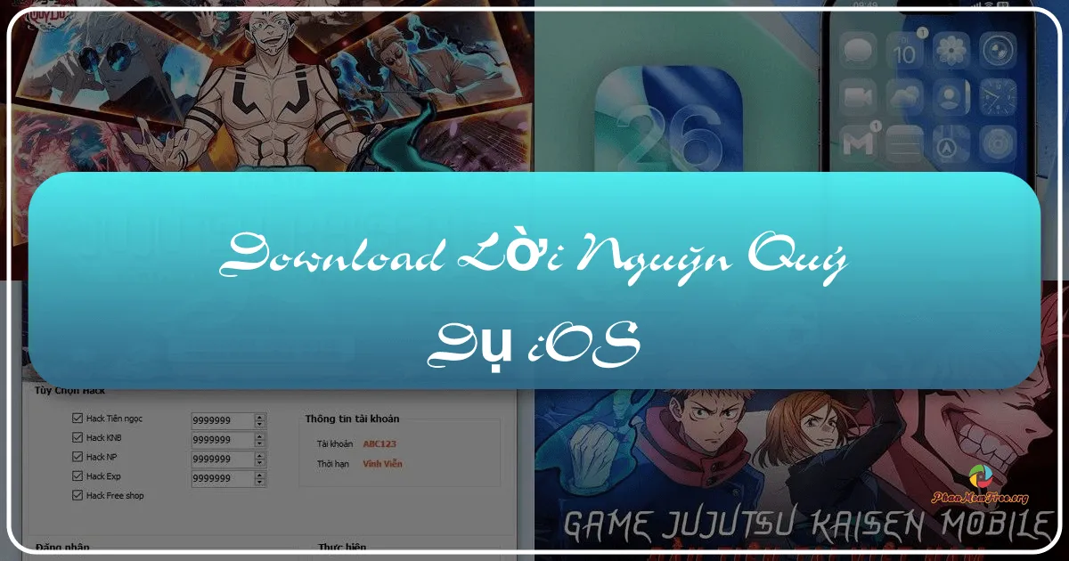 Lời Nguyền Quỷ Dữ trên iOS: Trải Nghiệm Thế Giới Chú Thuật Hồi Chiến Trên Điện Thoại