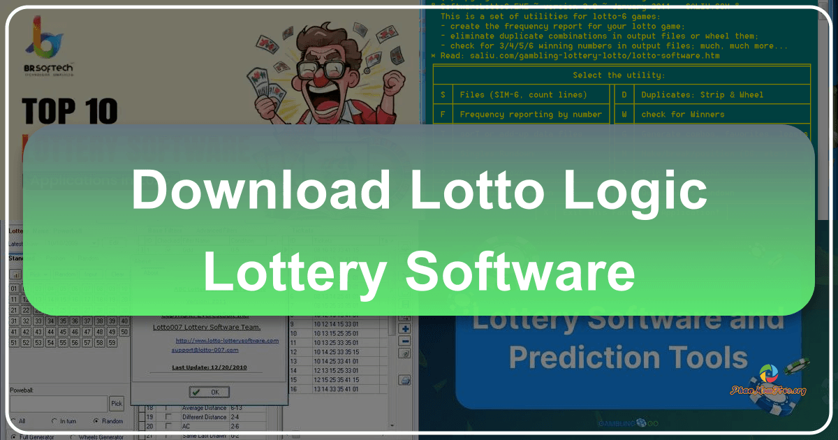 Lotto Logic Lottery Software review: features, effectiveness, and responsible use considerations for lottery prediction. /images/download-lotto-logic-lottery-software.png