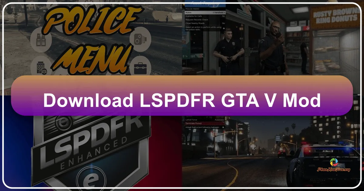 LSPDFR GTA V Mod: Transforming Grand Theft Auto V into a Police Simulator