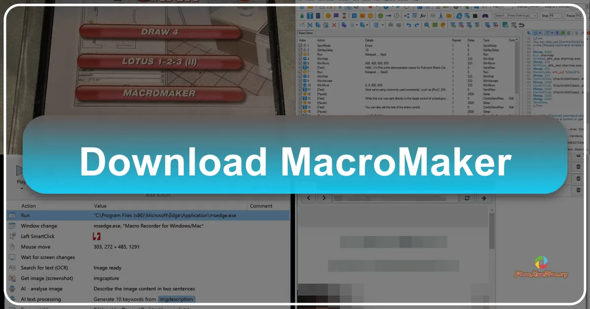 MacroMaker: Automating Repetitive Tasks on Your Windows PC