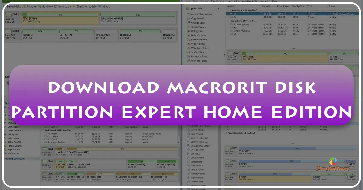 Macrorit Partition Expert Bản Miễn Phí: Hướng Dẫn Chi Tiết và Tính Năng