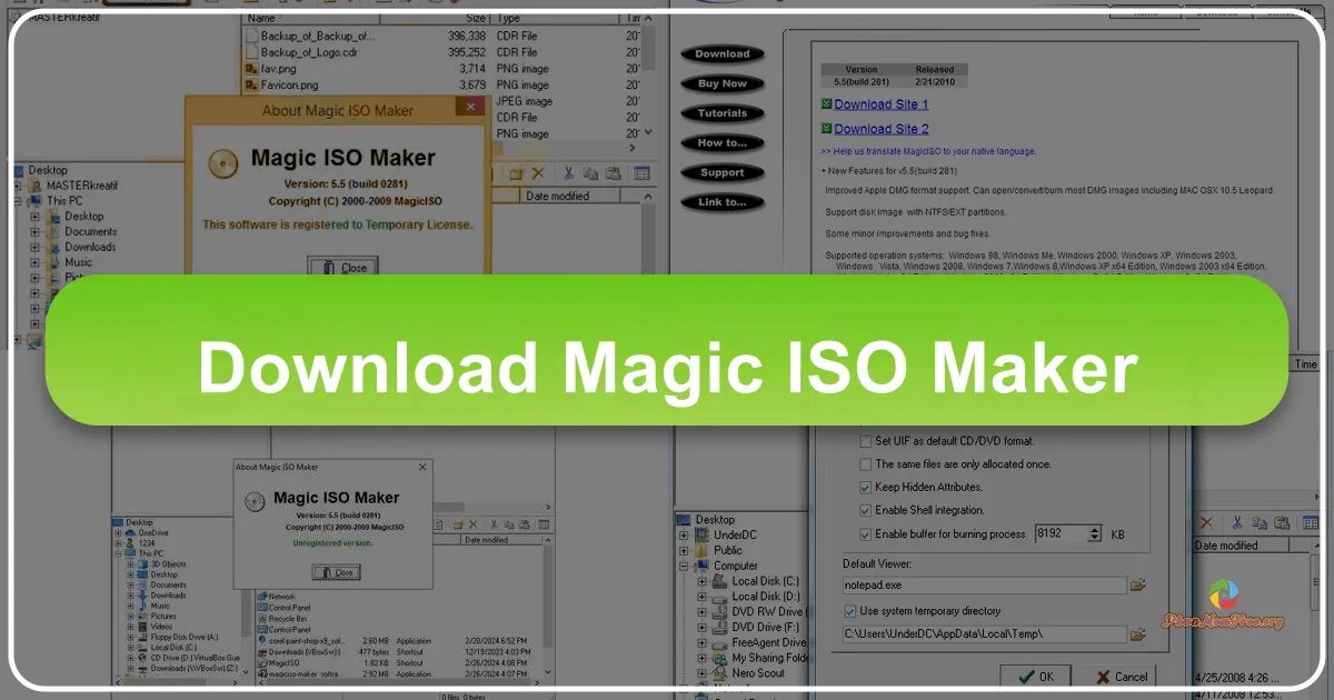 Magic ISO Maker: Công cụ toàn diện cho việc tạo và chỉnh sửa file ISO
