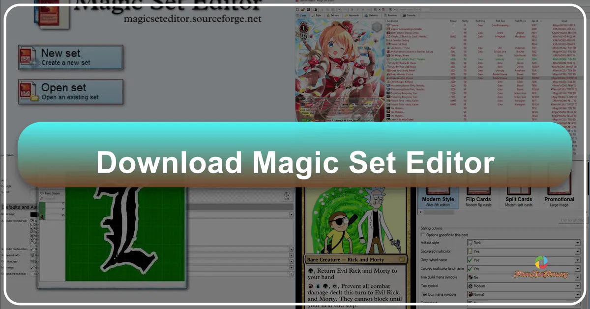 Magic Set Editor: Unleash Your Inner Card Game Designer