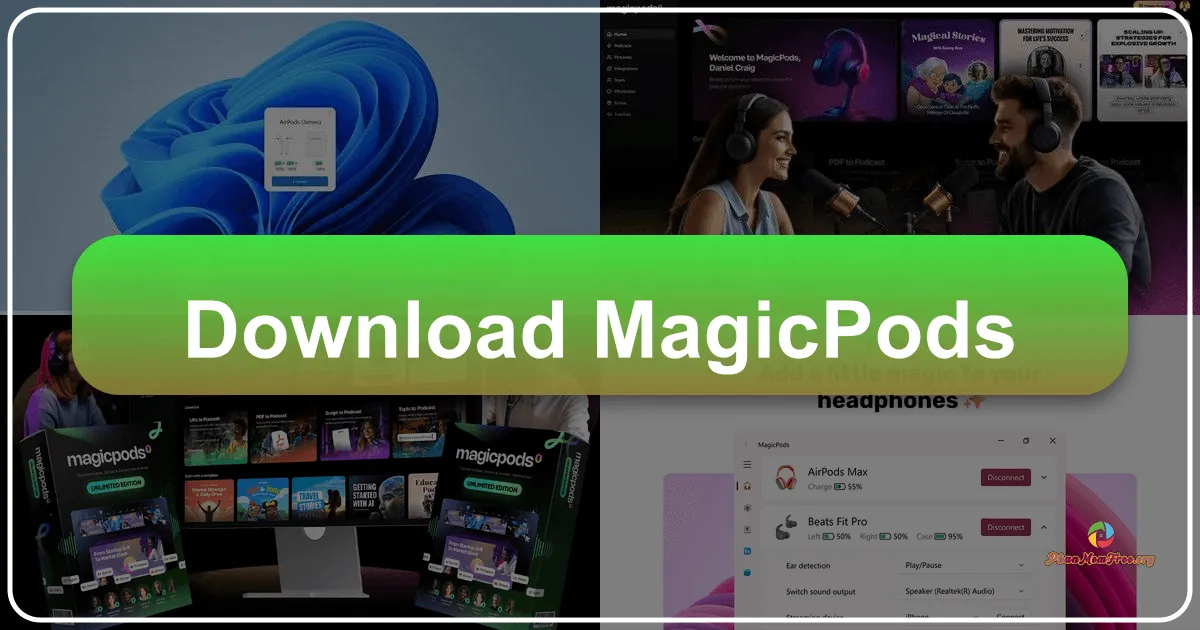 MagicPods: Unleashing the Full Potential of Your AirPods on Windows