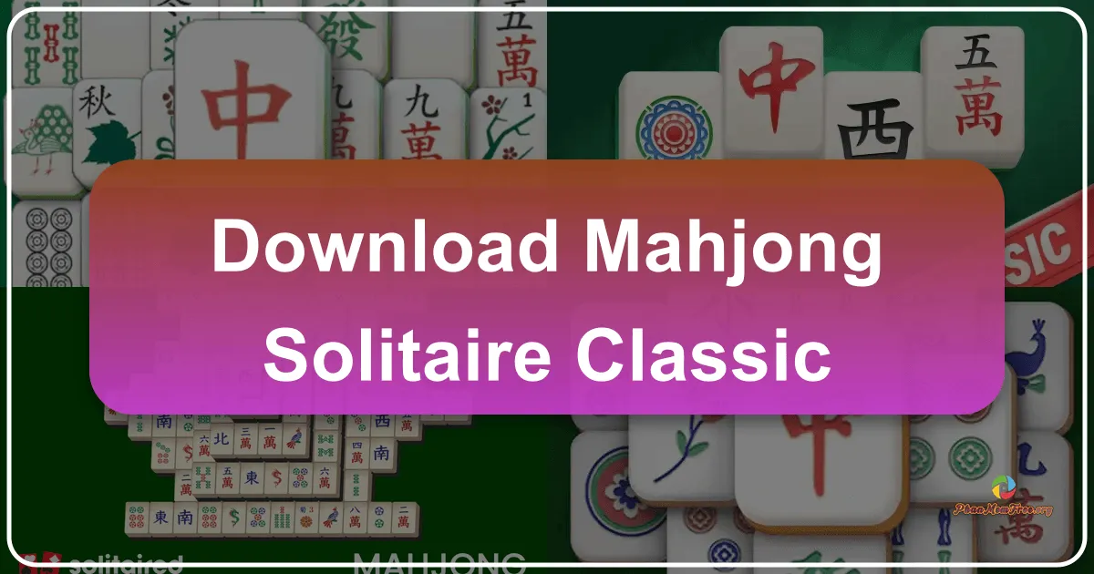 Mahjong Solitaire: Classic – A Timeless Tile-Matching Puzzle