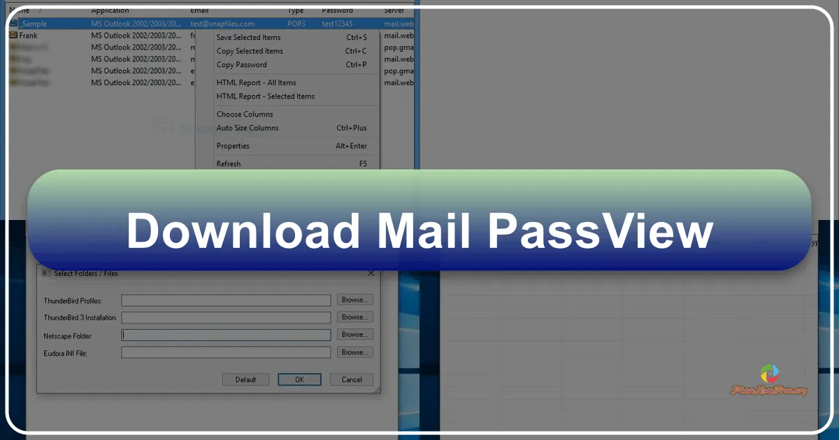 Mail PassView: Công cụ đắc lực hỗ trợ khôi phục mật khẩu email đã quên của bạn
