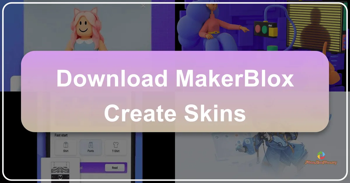 Makerblox - Create Skins: Unleash Your Inner Fashion Designer for Game Avatars
