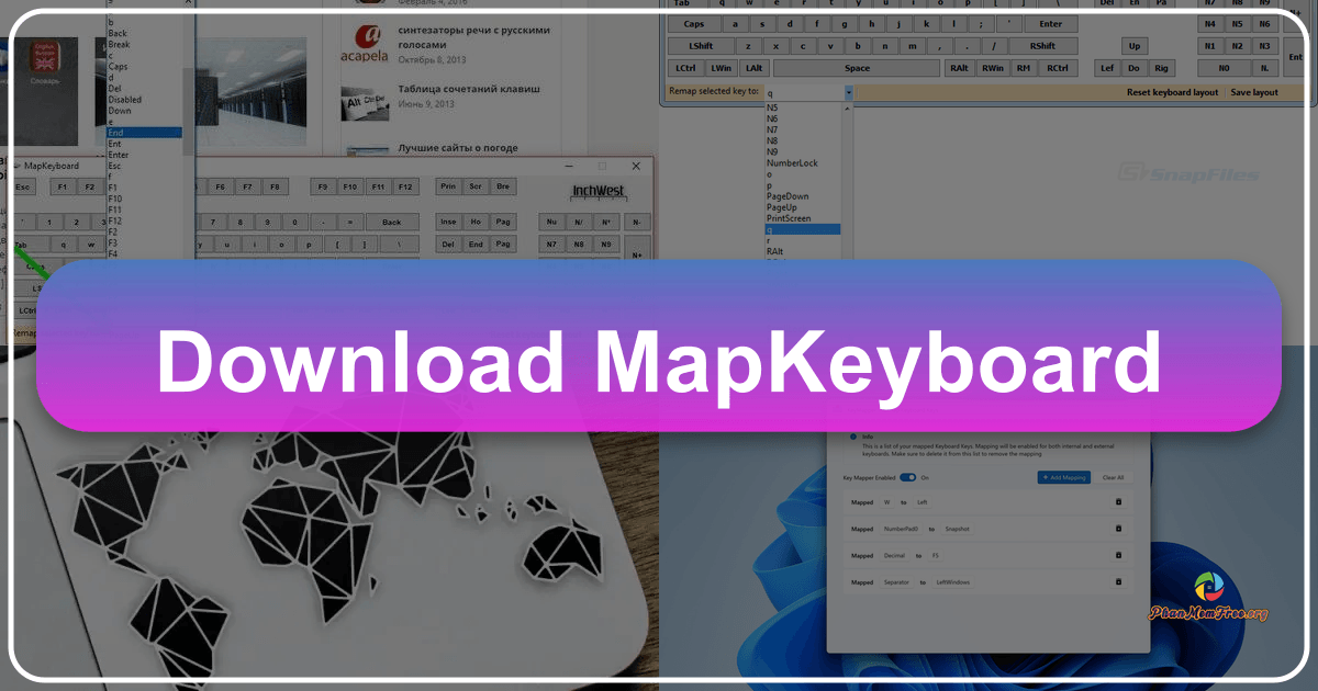 MapKeyboard review: a simple keyboard remapping tool with limitations and potential security concerns due to outdated software. /images/download-mapkeyboard.png