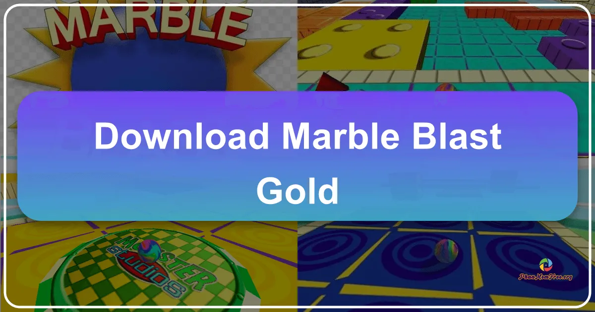 Marble Blast Gold: A Whimsical Marble Racing Adventure