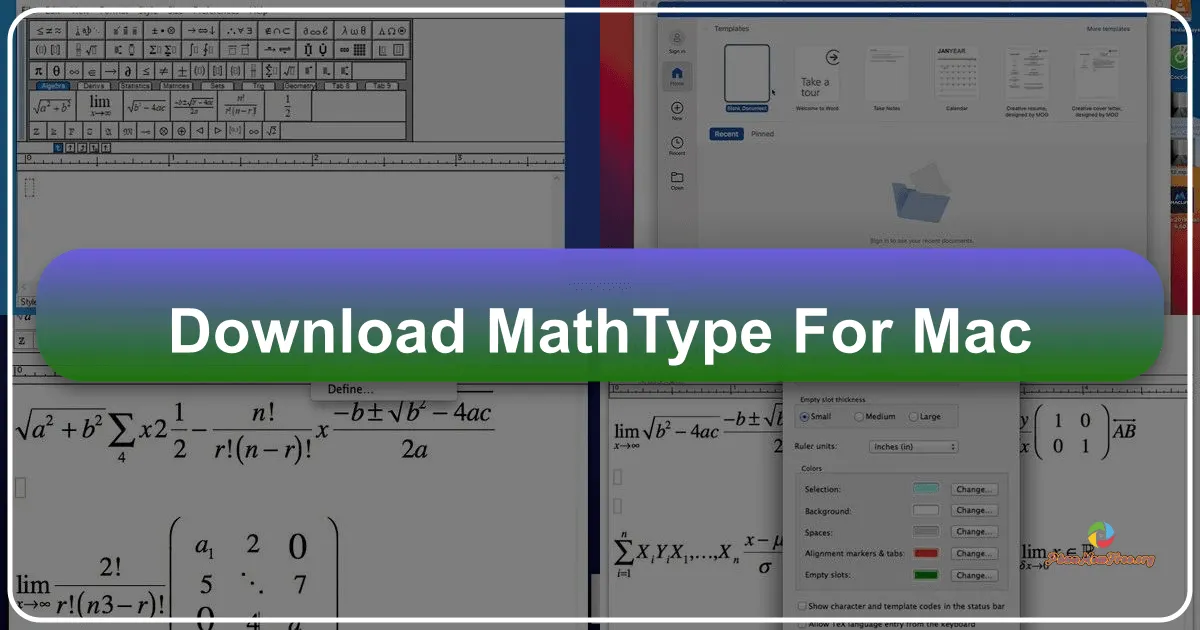 MathType cho Mac: Công cụ hoàn hảo để tạo ký hiệu toán học