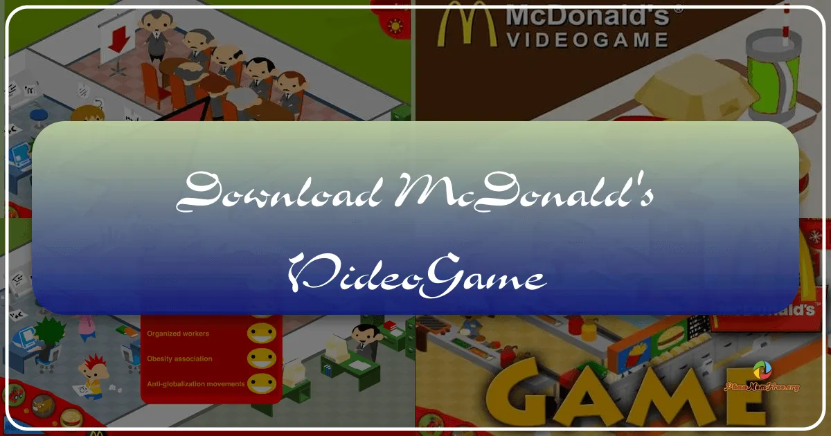 McDonald's Videogame: A Surprisingly Addictive Restaurant Simulation