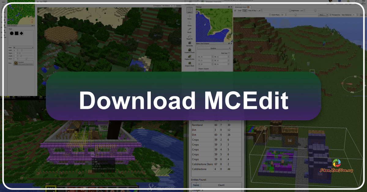 MCEdit: A powerful Minecraft map editor for creating and modifying worlds with precision and versatility beyond in-game tools. /images/download-mcedit.png