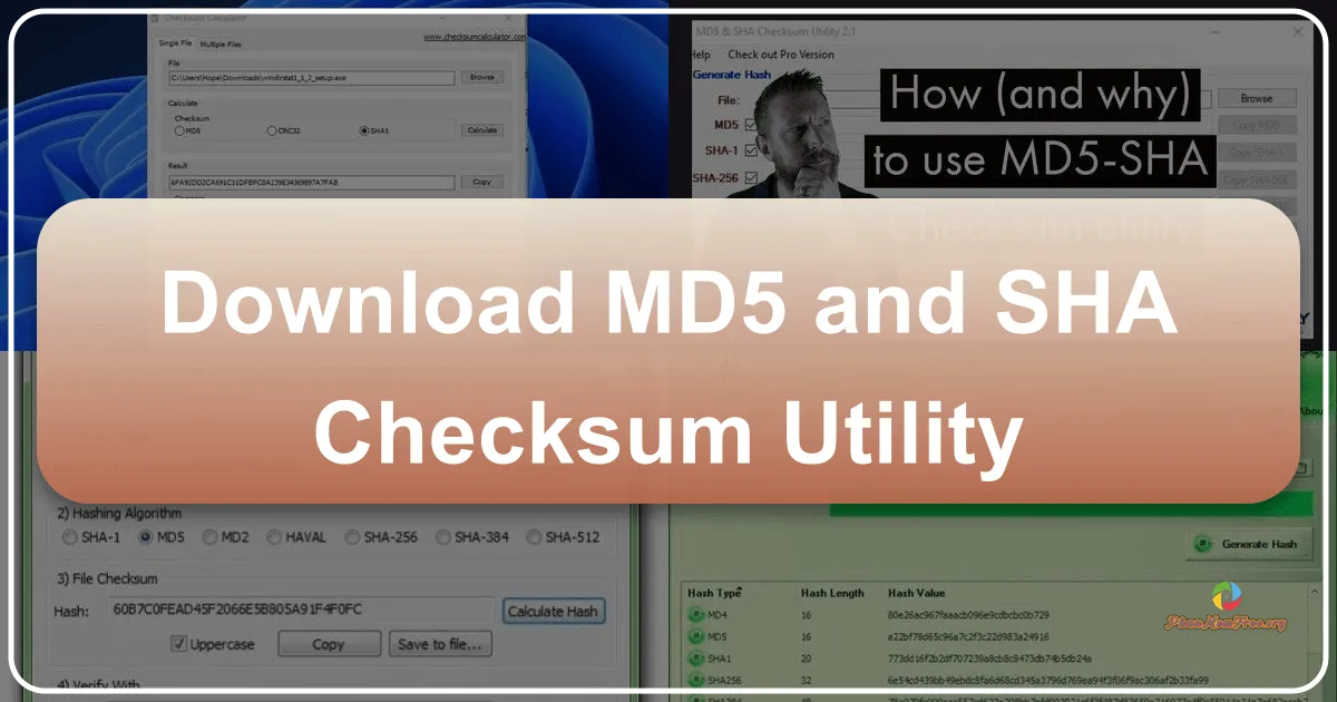 MD5 & SHA Checksum Utility: Ensuring File Integrity and Security