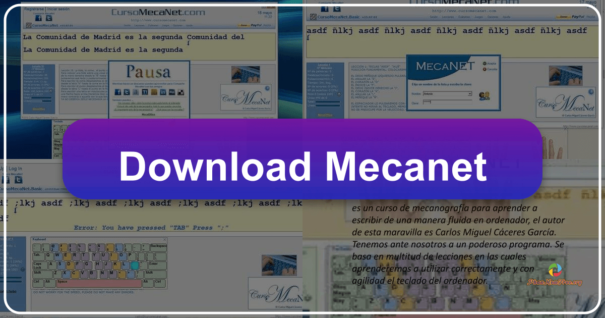 MecaNet: A free, user-friendly typing tutor for mastering touch typing skills efficiently and effectively. /images/download-mecanet.png