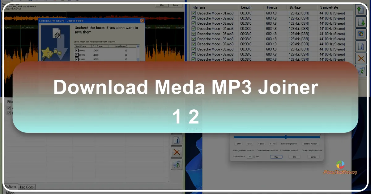 Meda MP3 Joiner 1.2: Công cụ ghép nối file MP3 đơn giản và hiệu quả