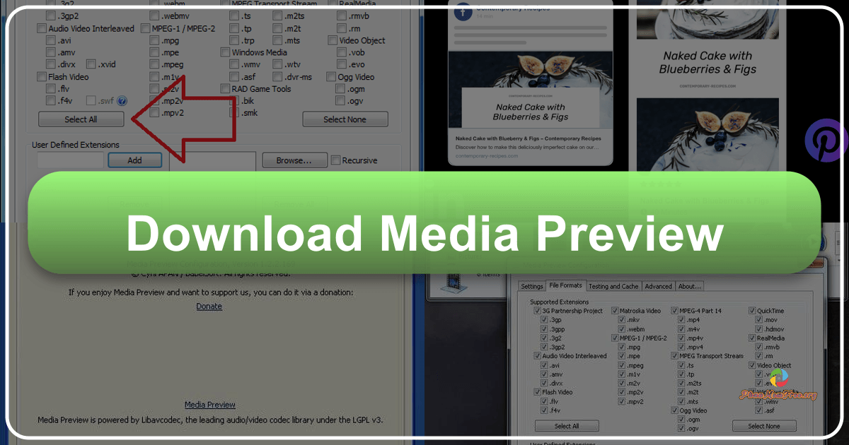 Media Preview enhances Windows Explorer with video thumbnails for unsupported formats, streamlining file management and navigation. /images/download-media-preview.png