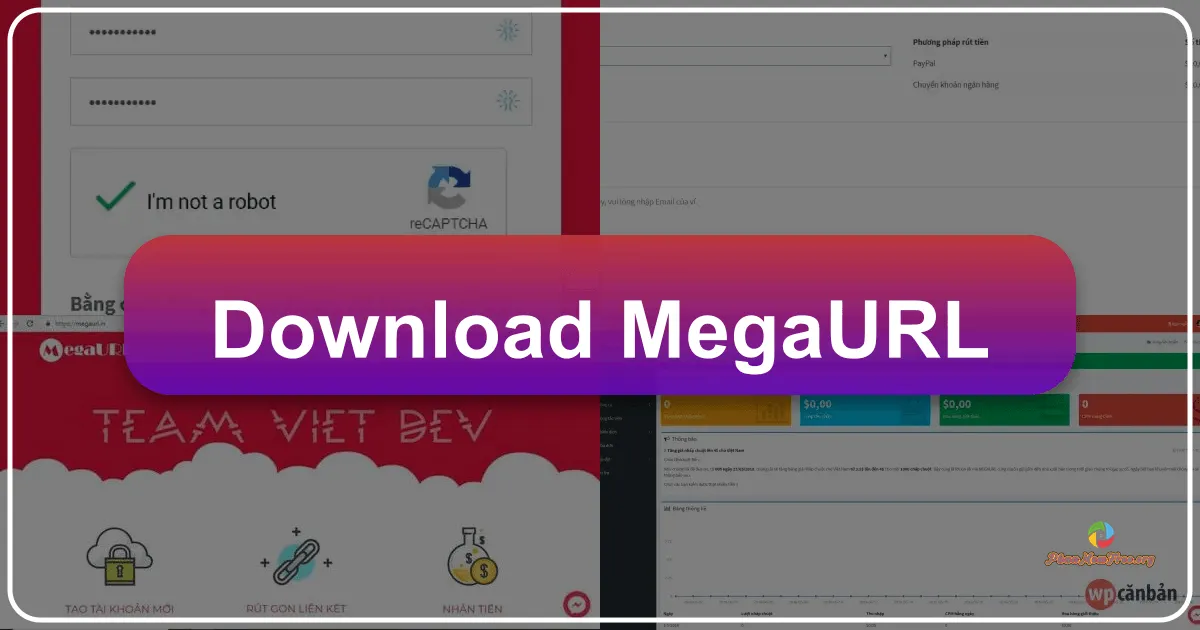 MegaURL: Hệ thống rút gọn link kiếm tiền uy tín