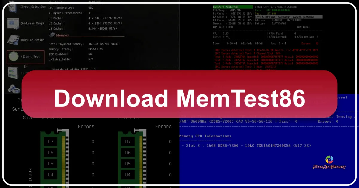 MemTest86: Công cụ kiểm tra RAM toàn diện và miễn phí