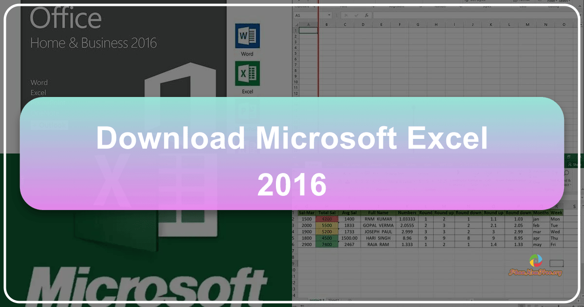 Microsoft Excel 2016: A powerful tool for data analysis and collaboration within the Microsoft 365 suite. /images/download-microsoft-excel-2016.png
