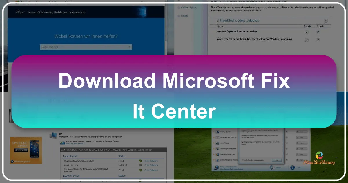 Microsoft Fix it Center: Giải pháp tự động khắc phục lỗi trên máy tính