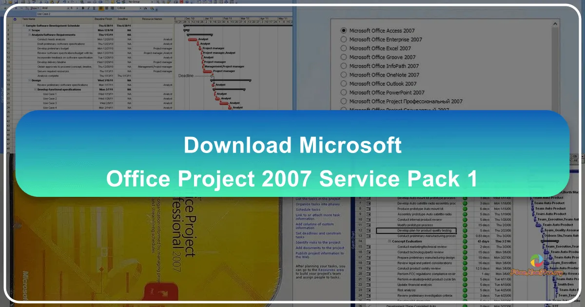 Microsoft Office Project 2007 Service Pack 1: Bản Cập Nhật Quan Trọng Cho Quản Lý Dự Án
