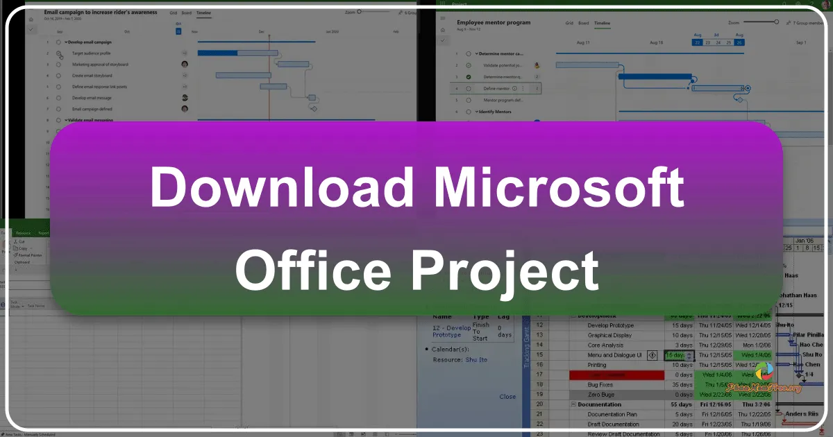 Microsoft Project 2016/2019: Công cụ quản lý dự án chuyên nghiệp từ Microsoft